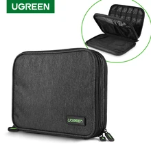 Ugreen HDD Power Bank Power Fall Externe Speicher Box Für Mini iPad iPhone SSD Festplatte Disk Kabel Organizer Reise fall