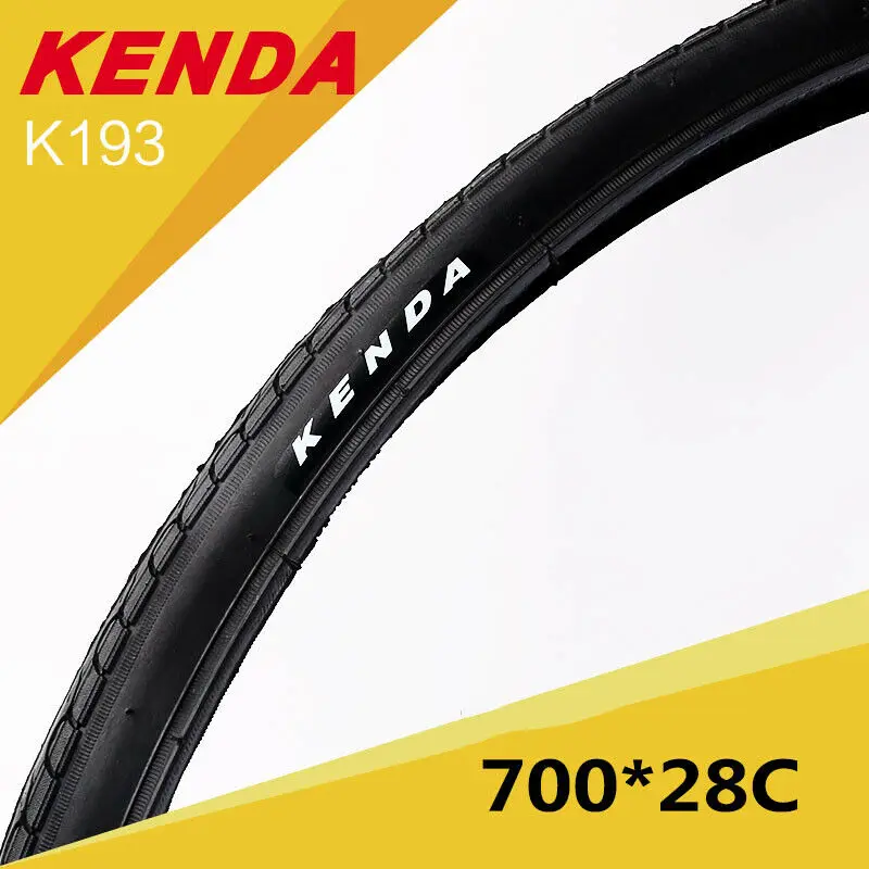 KENDA 700*28C K193 Road Bicycle 22TPI Non-slip Drain Tyres 85PSI Not Folded Tire 