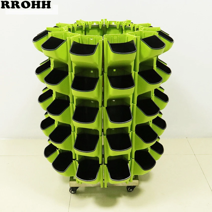 

1Pc Stackable Flower Pot Balcony Vertical Wall Hanging Flower Pot Creative Combination Bonsai Green Garden Succulents Plant Pot