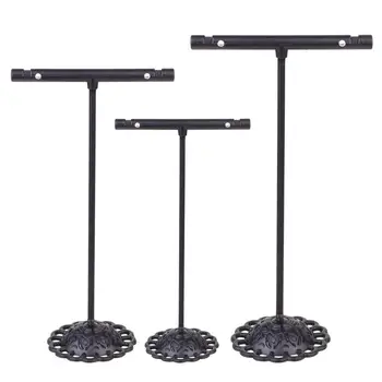 

3pcs Iron Earrings Display Stand Eardrop Holder T-Shape Ear Studs Display Rack Ear Jewelry Organizer