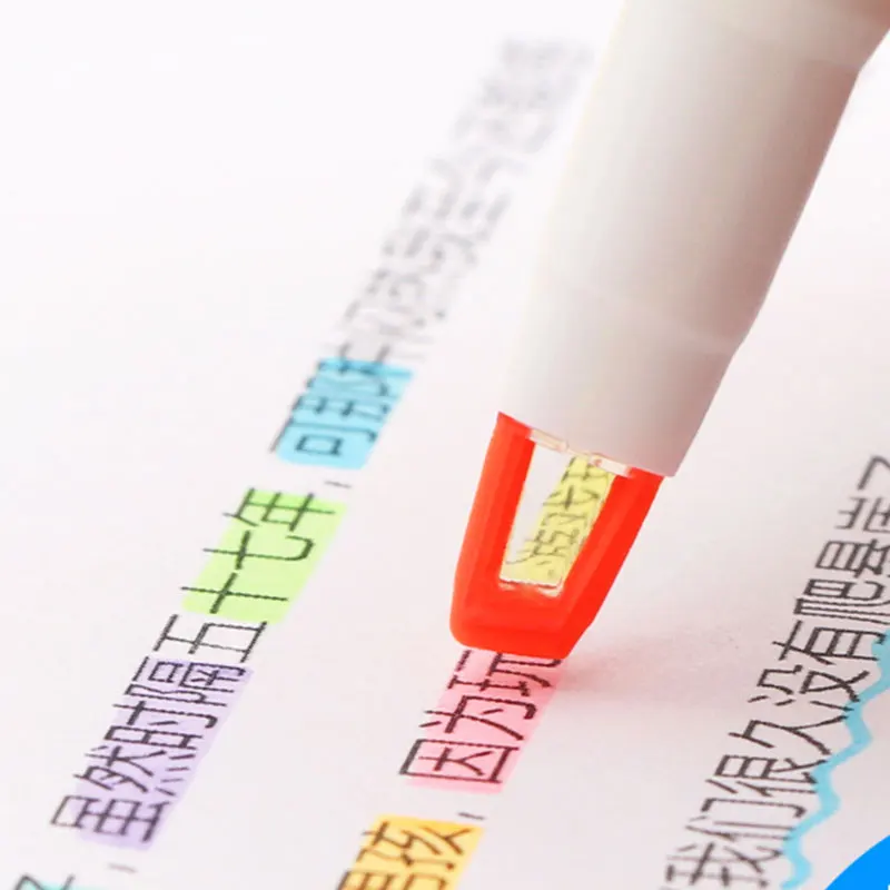 5 шт Uni маркер Propus Window двухсторонний пастельный маркер 4,0 мм/6 мм PUS-102T двухсторонний кавайный студенческий канцелярский