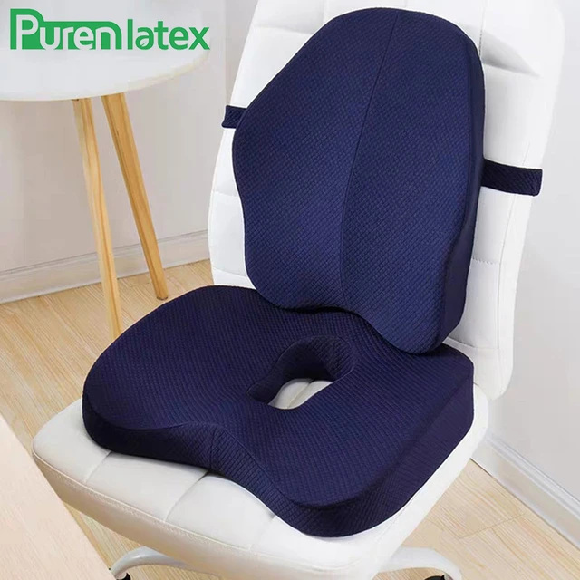 Comfort Office Chair Seat Cushion Pillow Back  Pillow Back Pain Sitting  Chair - Soft - Aliexpress