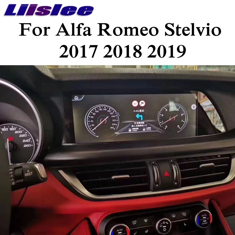 Для Alfa Romeo Stelvio 2017 2018 2019 автомобильные мультимедийные аксессуары CarPlay 10 25 экран GPS