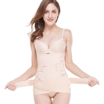 

New Women's Abdomen with Corrugated Two-piece Suit Waist Shaper Waist Trainer
