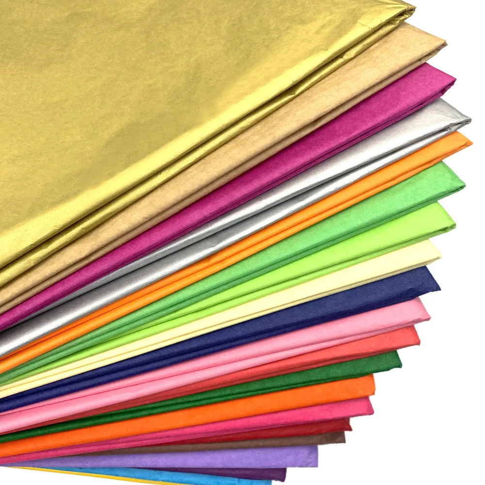 Papier de soie - 10 feuilles, multicolore