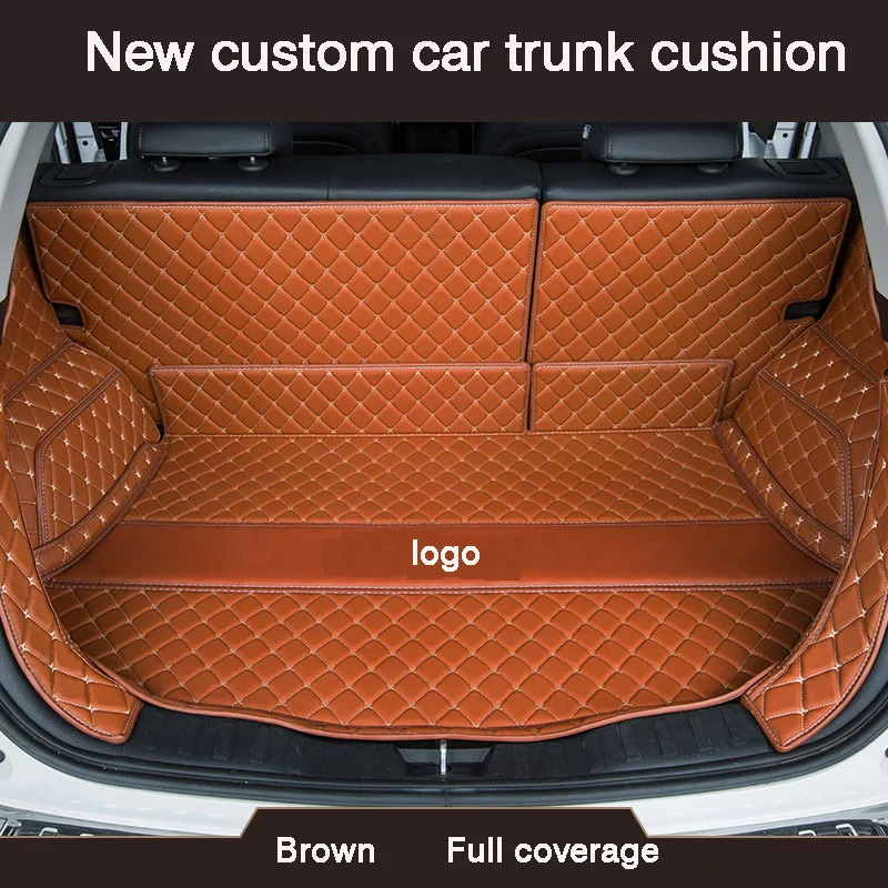 

HLFNTF New custom car trunk cushion for Ford mondeo Focus Fiesta Edge Explorer Taurus S-MAX waterproof car accessories