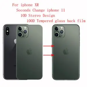 Серый Подходит для iPhone X XS объектив камеры секунды стать 11pro применимо к iPhone XS max защитное кольцо крышка камеры - Цвет: Серый