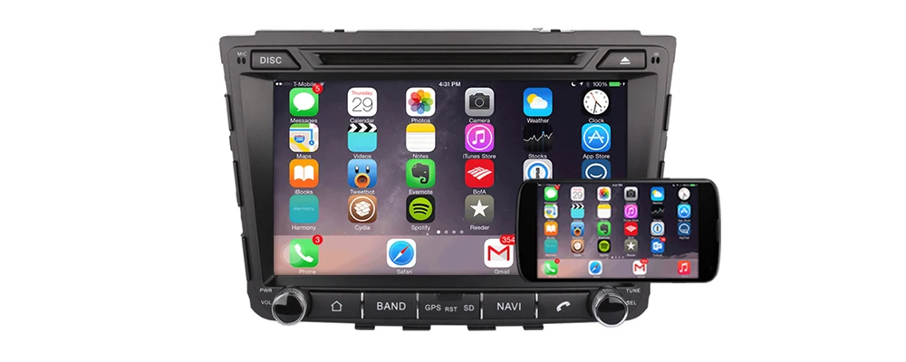 Android 2 Din Авто Радио DVD для hyundai iX25 Creta автомобильный мультимедийный плеер gps навигационная система
