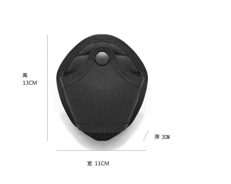 Tactical Molle Handcuff case holder pouch Bag Waist Pockets Holder Bag Cuffs Holster with Snap Closure