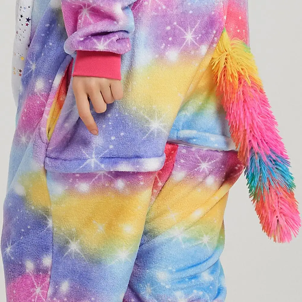 Stitch Pajamas For Children Kigurumi Unicorn Onesie Animal Adults Kids Pyjamas Women Cosplay Pijama Boys Girls Winter Sleepwear