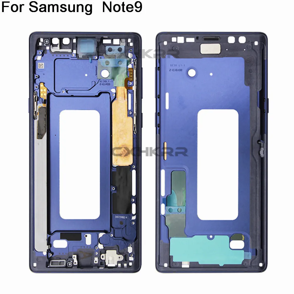 Для samsung Note8 Note9 ободок средней рамки Корпуса Пластина Крышка Ремонт для samsung Galaxy Note 8 N950 Note 9 N960 крышка
