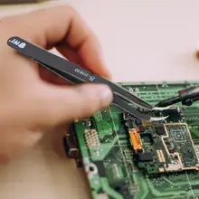 Прецизионные щипцы из нержавеющей стали пинцет монтажная плата компонент усовершенствованный кислотостойкий Пинцет зажимной инструмент