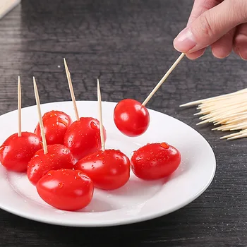 

Bamboo Toothpick Double Headed Single-head Tapering Toothpick Environmentally Friendly Disposable Health Fruit