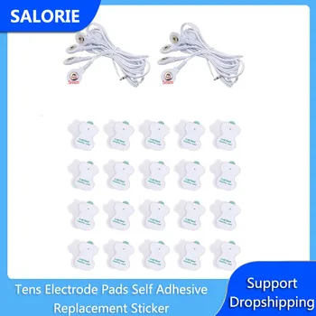 

Tens Electrode Pads Self Adhesive Replacement Sticker Muscle Stimulator for Acupuncture Electric Digital Machine Massager Pad