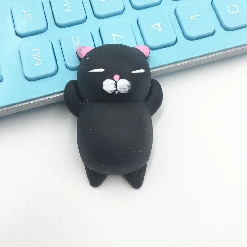 Мини Мягкие игрушки милые животные антистресс сжимаются кошка медведь мягкая рука зажимать телефон ремень ремни детские подарки практичные шутки остроты игрушки