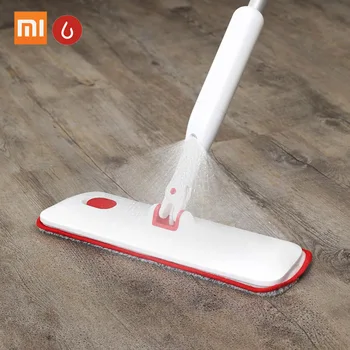 

Xiaomi Yijie Water Spray Mop 360 Degree Universal Rotating Home Cleaning Tools Microfiber Cloth 270ml Water Spray Sweeper