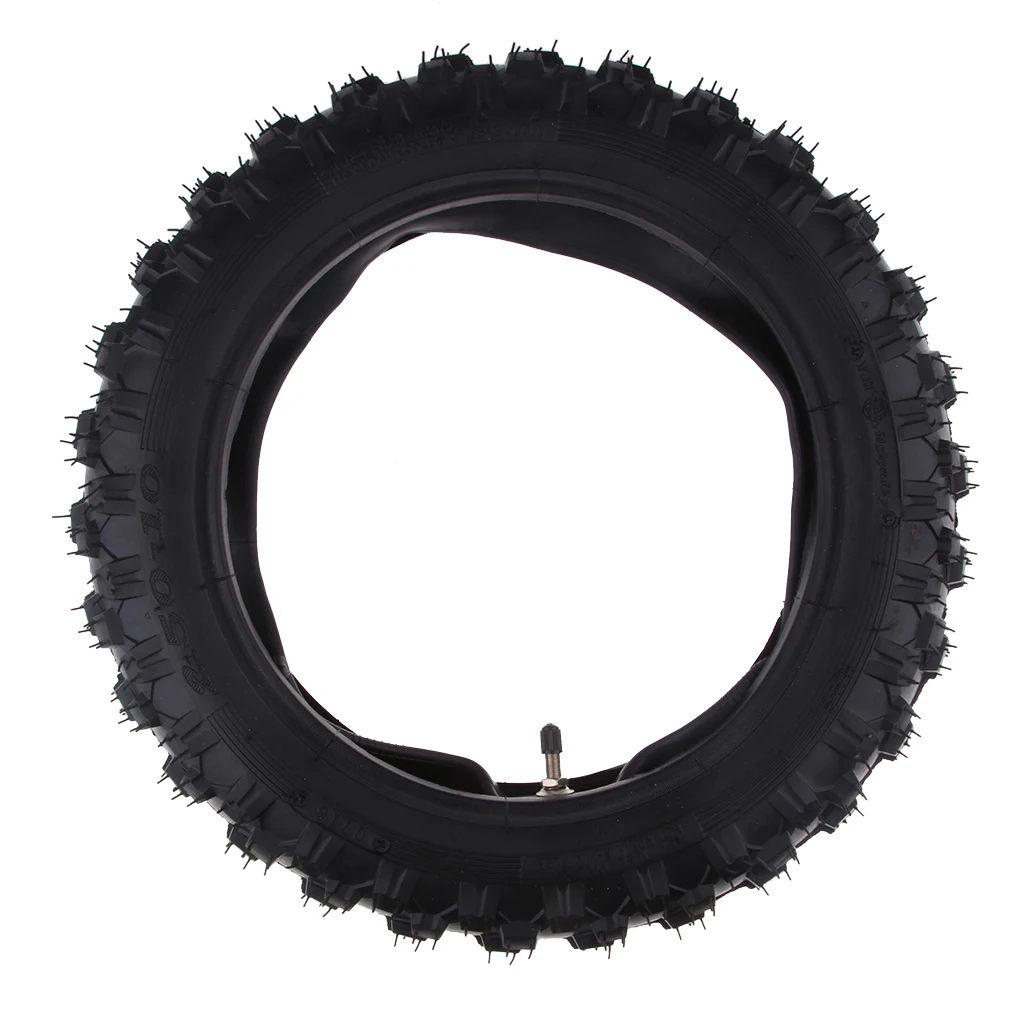 

2 Pieces Black 2.50-10 2.50x10 Rubber Tire & Inner Tube Set for CRF50 XR50