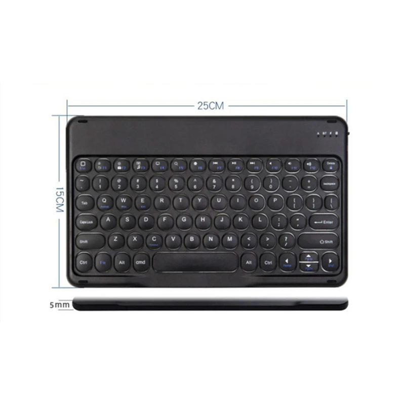 Wireless Keyboard and Mouse Combos Set Round Bluetooth Hebrew Spanish French Korean For iOS iPad Android Windows Phone Tablet standard computer keyboard