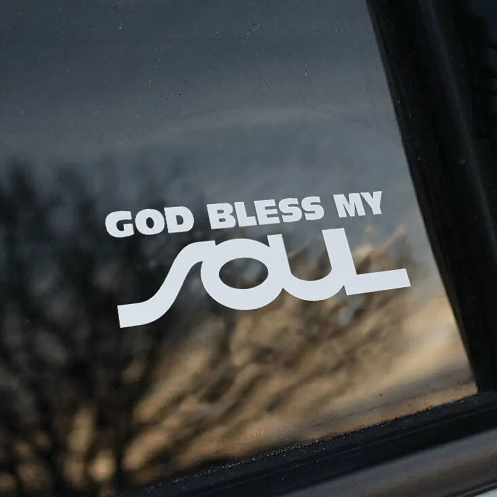 20x7 см наклейки на окна God Bless my for Kia Soul | Автомобили и мотоциклы
