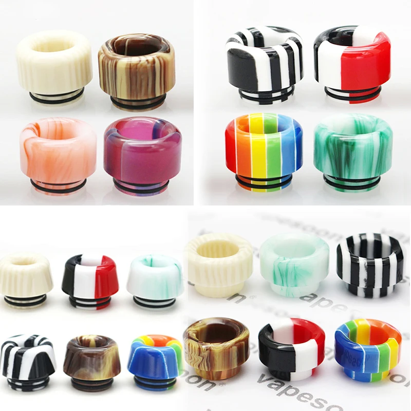 

Vapesoon 50PCS 810 resin drip tip e-Cigarette 810 Thread Atomizer For Creed RTA / SKRR S Tank Atomizer ETC