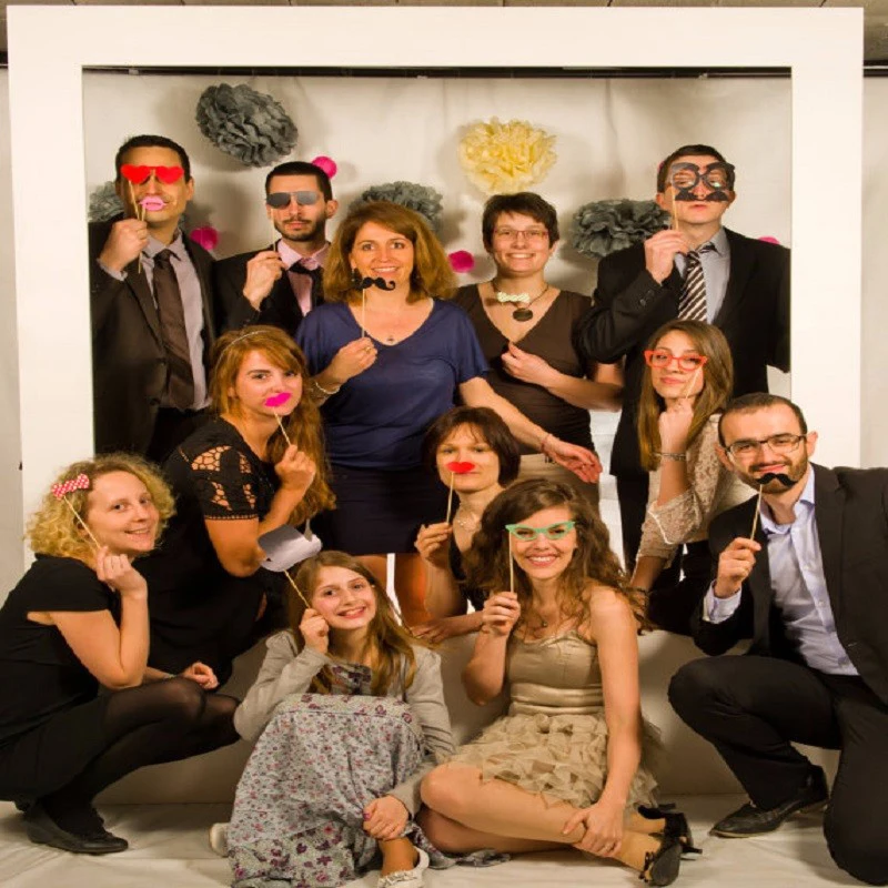 60 шт. Забавный детский душ Свадебные украшения фотобудки реквизит DIY Mr Mrs реквизит для фотографий аксессуары для свадебной вечеринки