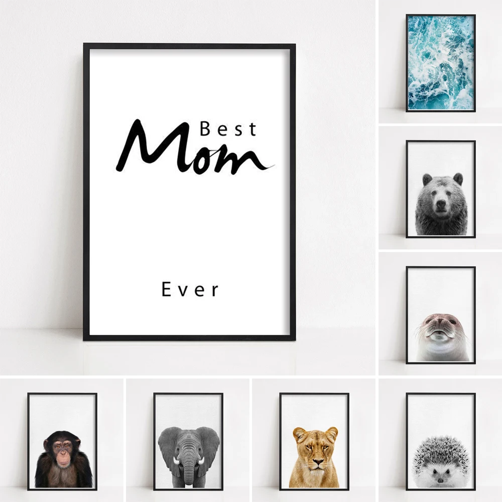 Mom Wall Art Mom Print Inspirational Print Quote Poster For Living Room