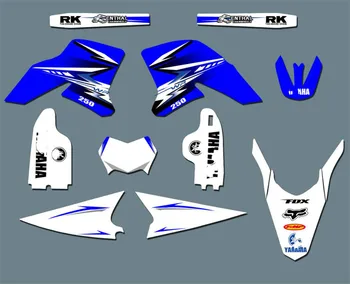

For YAMAHA WR250R WR250X ER 250R WR 250X 2008-2015 New Full Graphics Decals Stickers Custom Number Name Stickers Waterproof