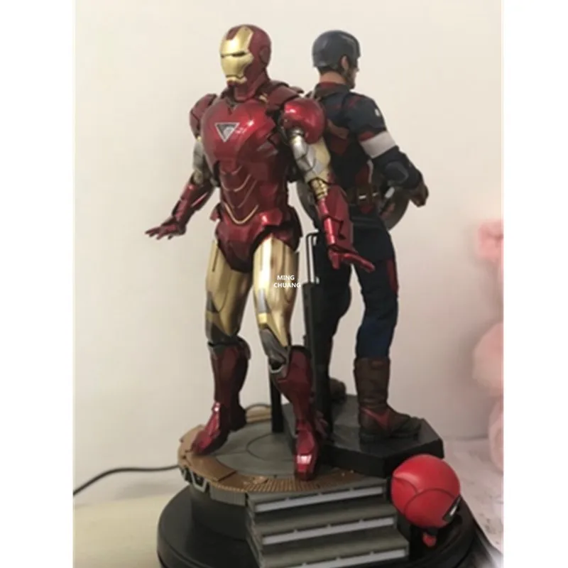 1" MMS281 статуя Мстителей Капитан Америка бюст Steve Rogers полная длина портретное Искусство ремесло GK фигурка игрушка коробка 31 см V1042
