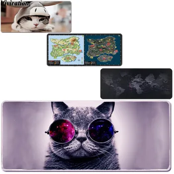

Cute Animal Prints PC Rubber Locked Edge Large 90x40cm XL Desk Mat Laser Mouse Mice Mousepad Pad Keyboard Mat For Starcraft CSGO