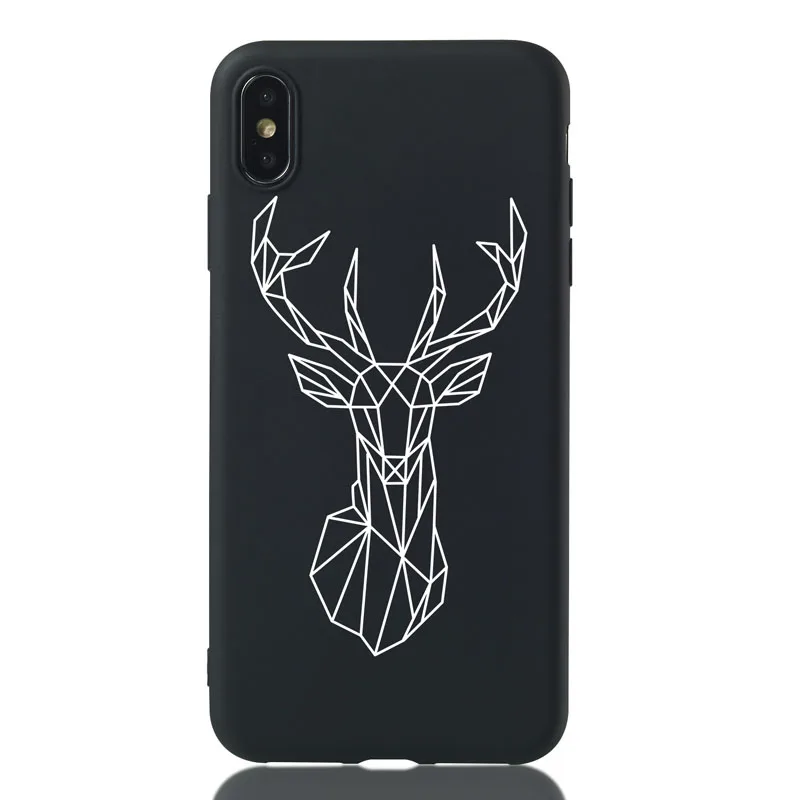 

Hand Drawn Case for Apple iPhone XS Max XR X 8 7 Plus 6 s Case Soft Silicon Back Cover for iPhone 6s 6plus Phone Case Coque