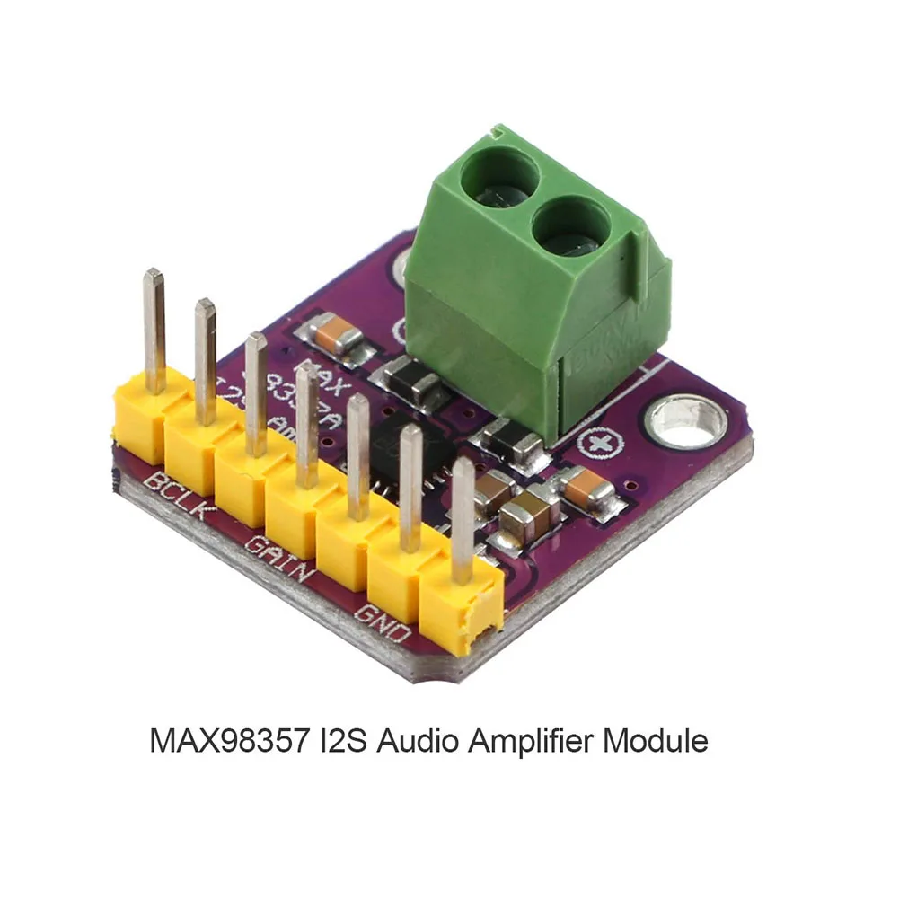 MAX98357 ies доска Металл компактный класс D Breakout интерфейс звук аудио усилитель модуль Filterless Малый для Raspberry Pi Esp32