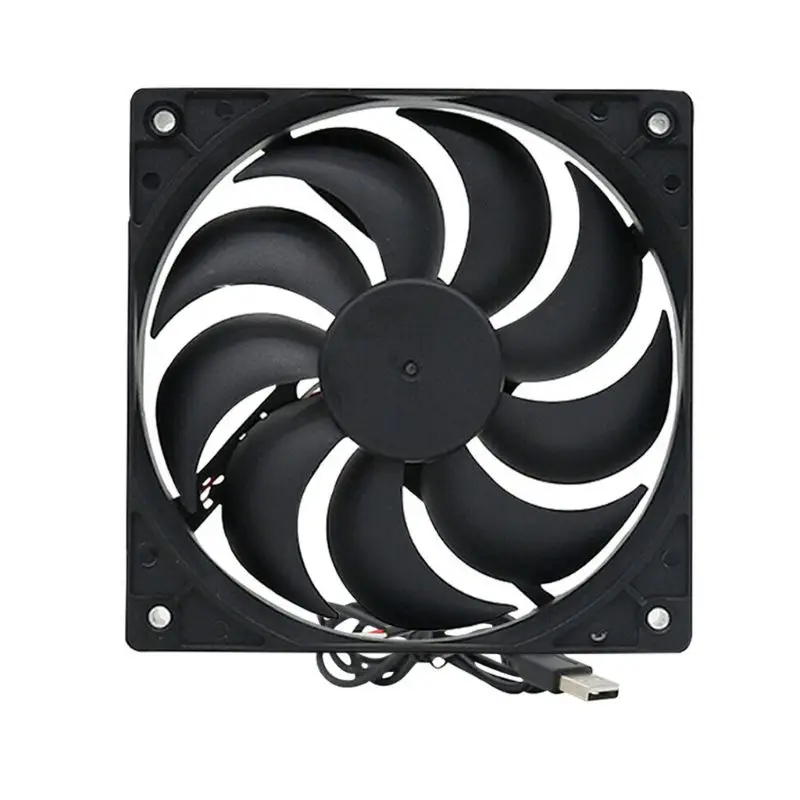 

DIY Cooling Fan DC5V USB Power Silent Fan Cooler for Router TV Box Radiator M5TB