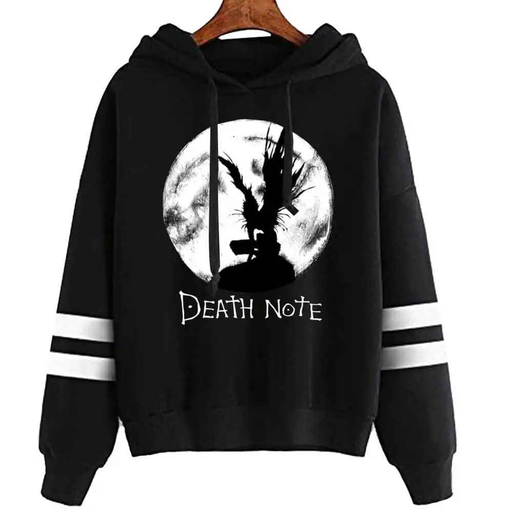 Толстовки в стиле Харадзюку мужские и женские пуловеры Death Note толстовки с