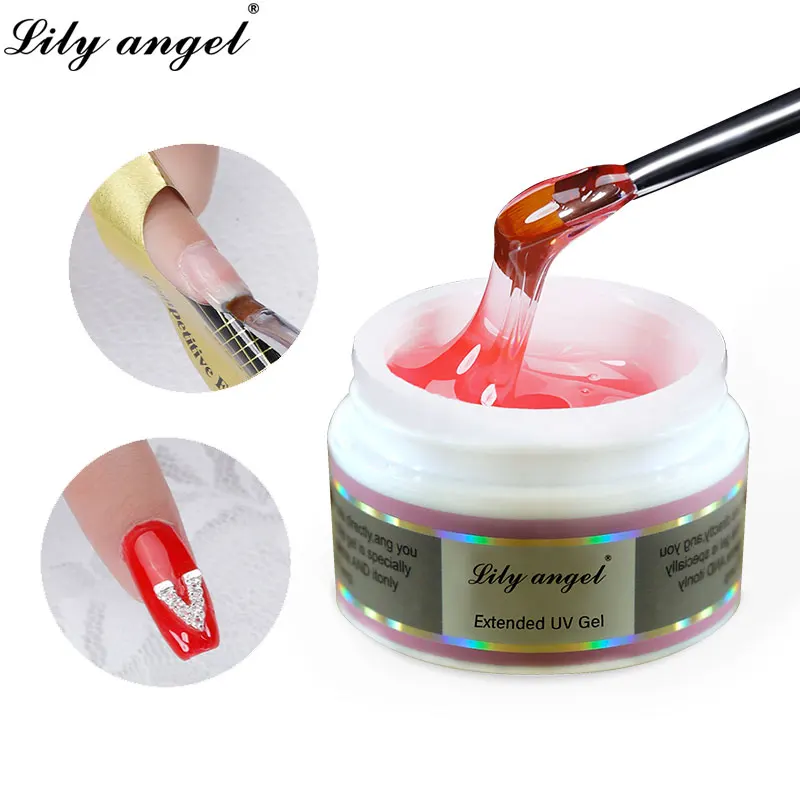Гель для наращивания ногтей LiLy Angel 15 мл густой гель натуральный Камуфляжный