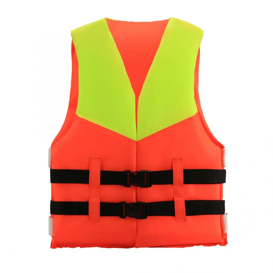 Children Life Jacket Vest Orange Foam Swimming Boating Jacket Fishing Drifting Skiing Buoyancy Aid Lifesaving Vest 4-10 years