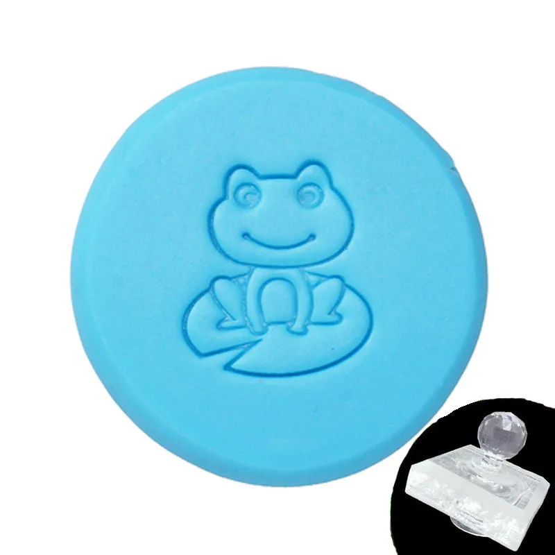 Resin Soap Stamp Mold, Animal, Cat, Fish, Duck, Frog Pattern, Natural Handmade Seal, Acrylic, Mini DIY, 3cm