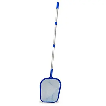 

Swimming pool fishing net with rod shallow net Aluminum Plastic Lightweight Telescopic pole Space-saving cleaning tool