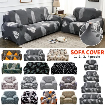 

Spandex Sofa Cover High Elastic Couch Seater Cover Modern Geometric Washable Protective Furniture Slipcover Decor 1/2/3/4 Seater