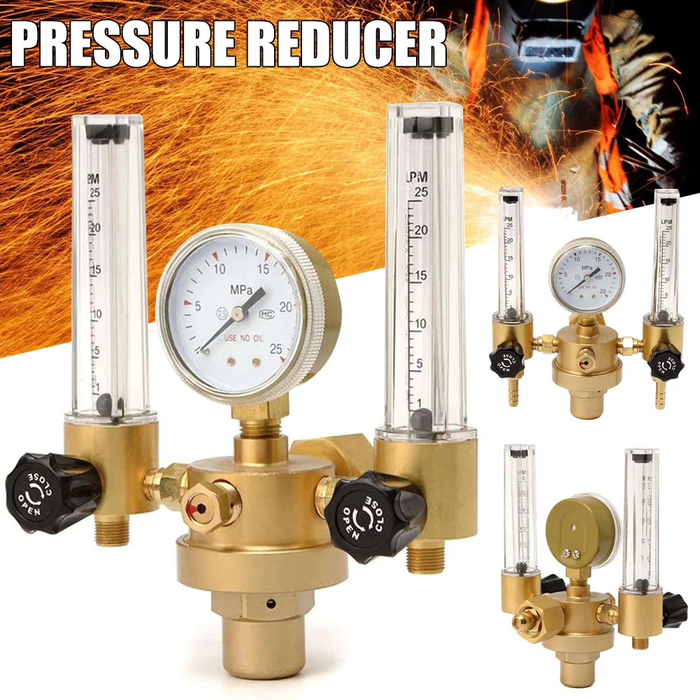 

Double Tube Argon CO2 Gauge Pressures Regulator Flow Meter Control Valves Bubble Counter Flowmeter PAK55