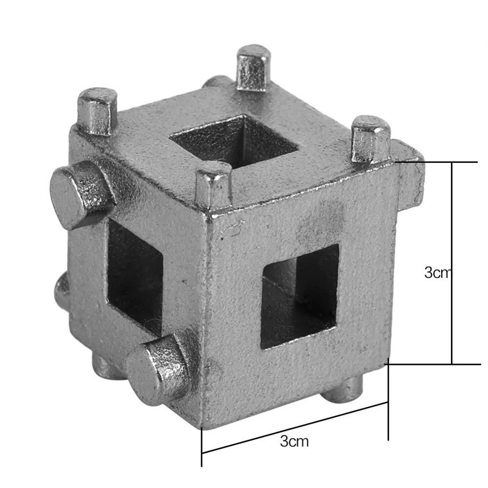 Универсальная, автомобильная, заднего вида поршень тормозного диска втягивающий инструмент Ветер Назад куб каллипер адаптер серебряные Инструменты для ремонта автомобиля аксессуары для автомобиля