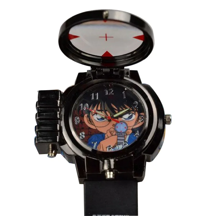 

Anime Detective Conan Laser CHILDREN'S Cartoon Watch Manufacturers Direct Selling a Large Amount Anime Conan Laser Watch