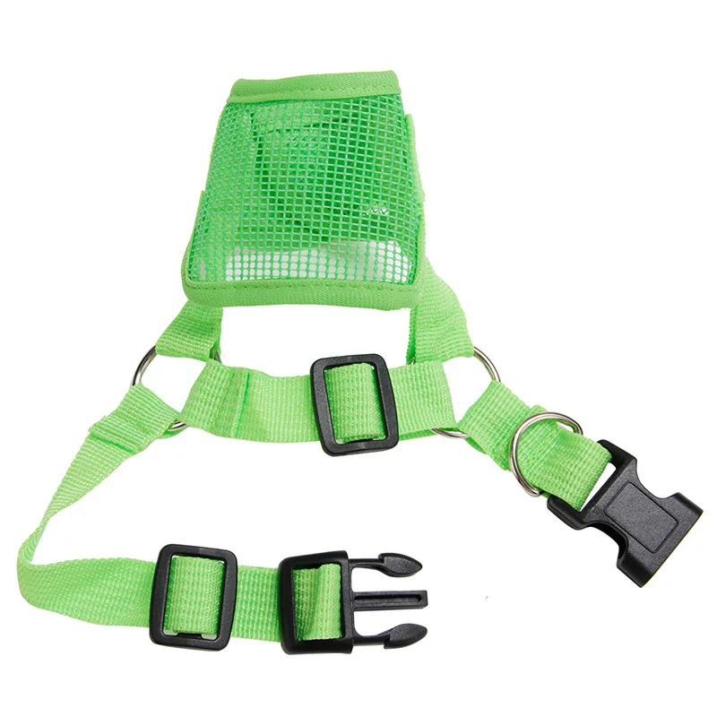 Dog Mouth Covers Adjustable Soft Dog Mesh Muzzle for Small Medium Large Dog Breathable Mesh Mouth Cover Protects Dog BJS