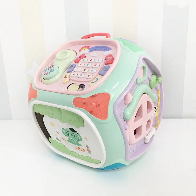 

Ou rea Multifunctional Game Table Educational Study Baby Acumen Estates Are Fun Cabin Fantasy Multi-Faceted House 1-3 Years Old