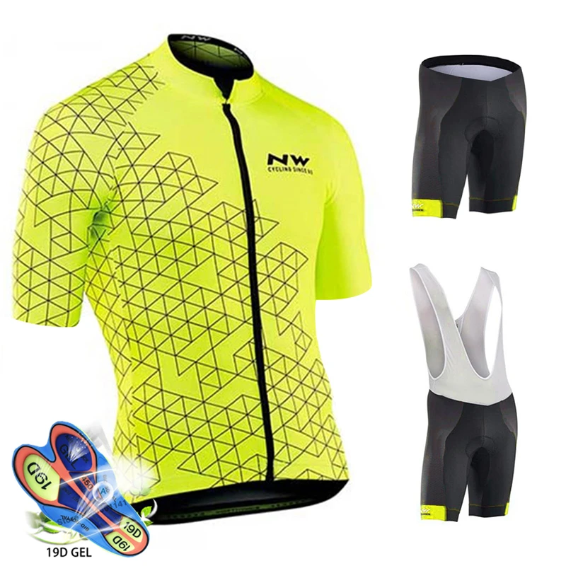 Набор Джерси для велоспорта Pro Team Northwave велосипедная Одежда Мужская одежда для горного велоспорта Майо Ropa Ciclismo комплект с шортами