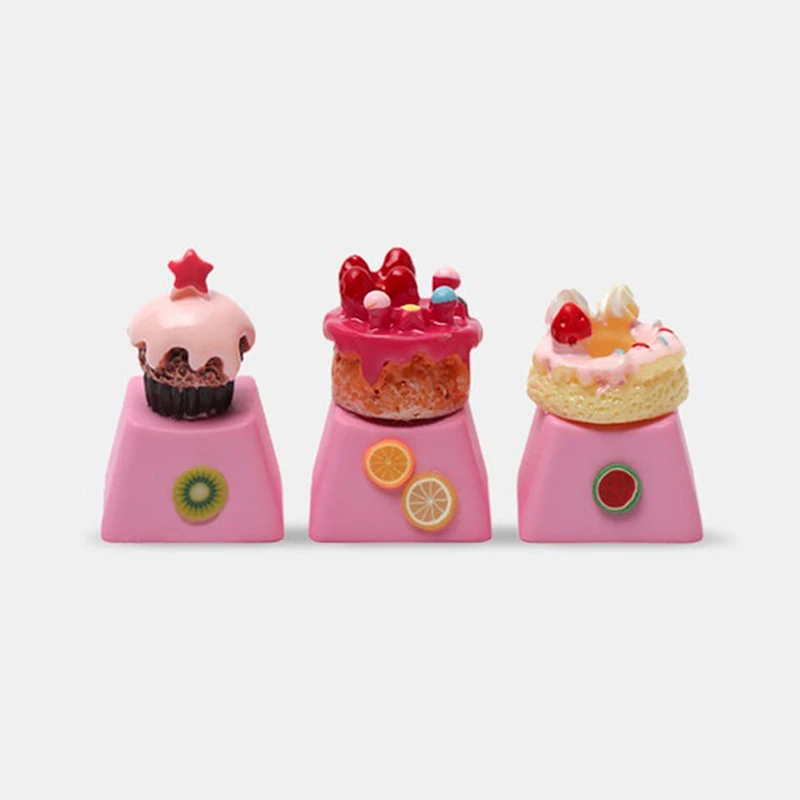 Best IDOBAO 3 pcs SWEET TOOTH NOVELTY KEYCAPS OEM profile custom keycap Compatible Cherry switches for mechanical keyboard thick PBT