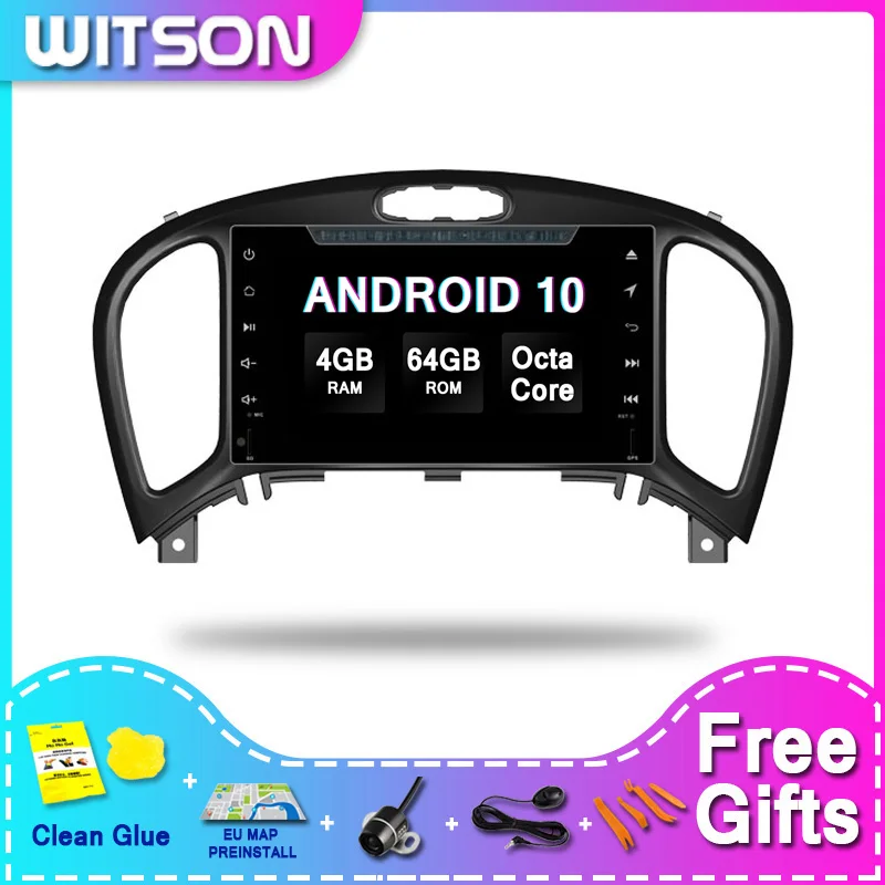 Автомобильный мультимедийный плеер WITSON на ANDROID 10 0 для JUKE 2012-2017 4 ГБ 64 | Автомобили и