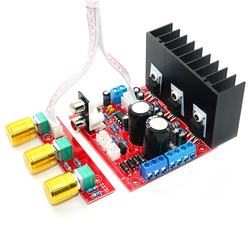 

TDA7377 2.1ch amplifier Single power computer super bass 2.1 amplifier board 3 channel sound amplifier DIY suite