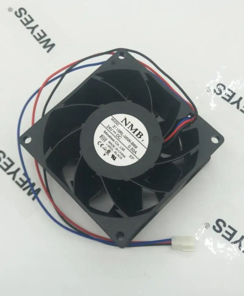 Бесплатная доставка 3115RL 05W B69 EQ2 Сервер охлаждающий вентилятор DC 24V 0.50A 3