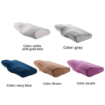 

Creative Health Cervical Pillow Memory Foam Office Home Relax 50*30*10cm Slow Rebound Pillow Comfortable Butterfly Shaped