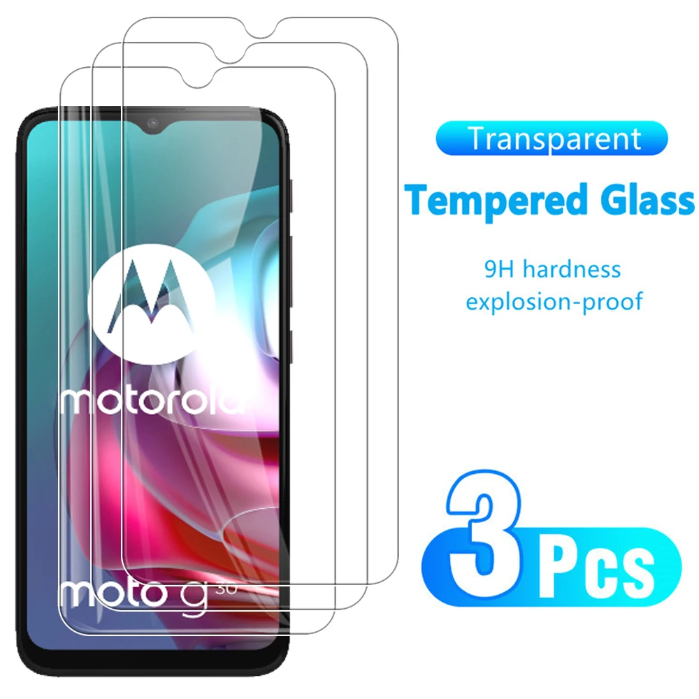 Защитное стекло закаленное для Motorola Moto G30 G20 G10 3 шт. | Мобильные телефоны и